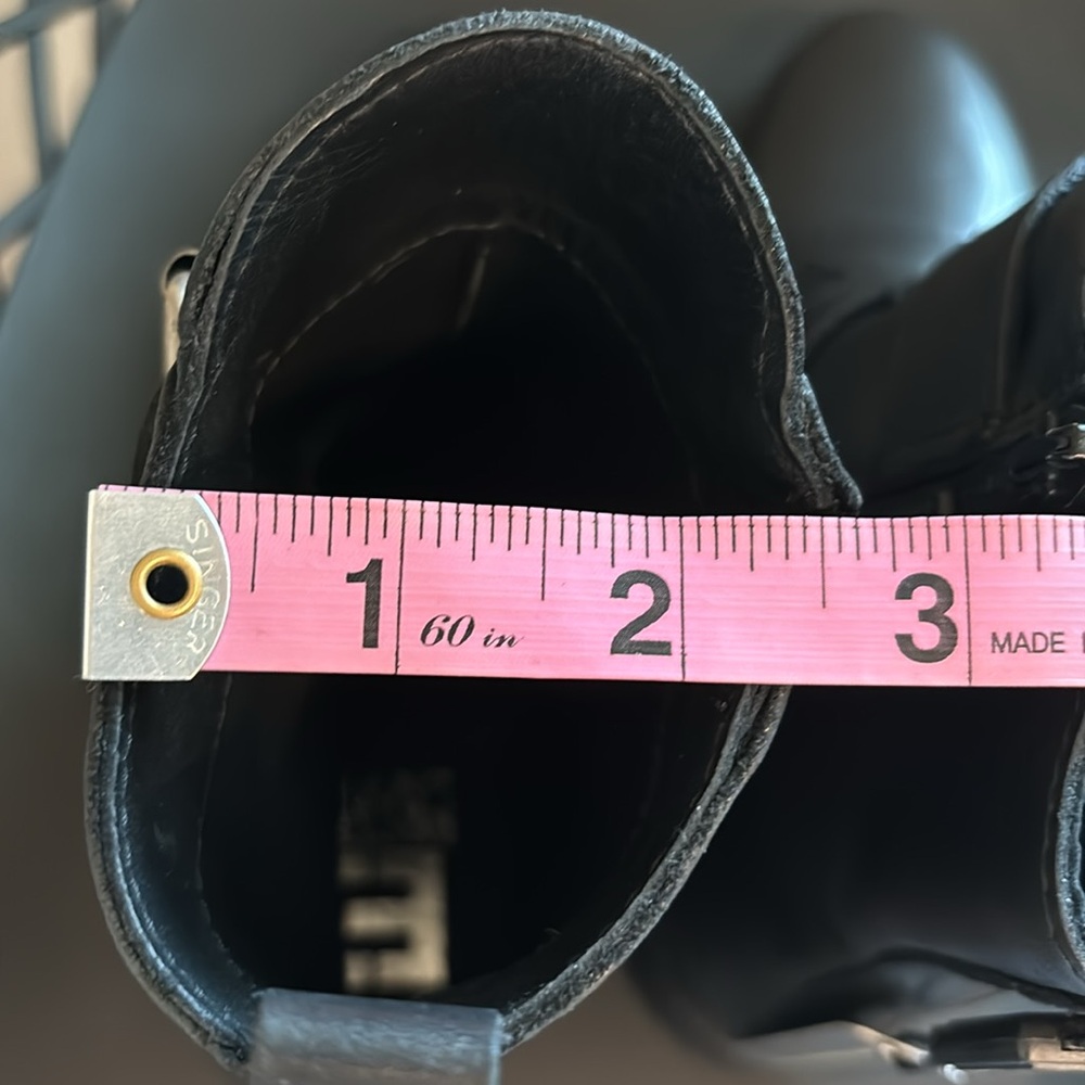 Emanuele Crasto Leather Boots Made in Italy in Black Sz 38 - Picture 10 of 15